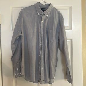 Bonobos grey tailored fit button down xl